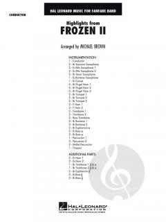 Highlights from Frozen II (Fanfarenorchester) 