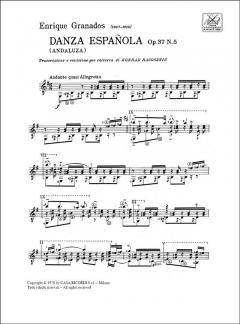 Danza Espanola Op.37 No.5 Andaluza von Enrique Granados 