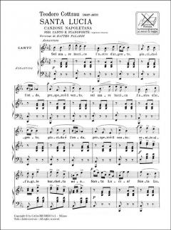 Santa Lucia Canzone Napole von Teodoro Cottrau 