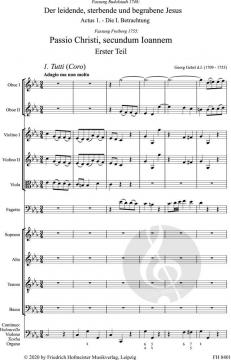 Johannes-Passion von Georg Gebel 