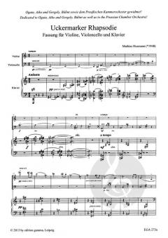 Uckermarker Rhapsodie von Mathias Husmann 