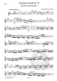 Konzert a-moll op. 53 von Georg Abraham Schneider 