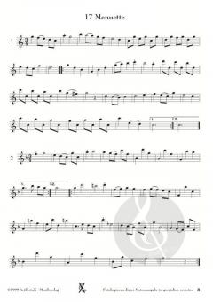 17 Menuette TWV 34 von Georg Philipp Telemann 