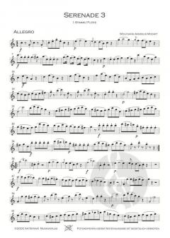 Serenade 3 KV 439b von Wolfgang Amadeus Mozart 