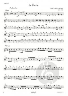 3 Quartette von Georg Philipp Telemann 