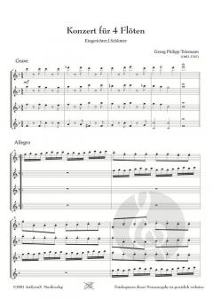 3 Quartette von Georg Philipp Telemann 