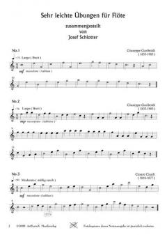 Sehr leichte Übungen 