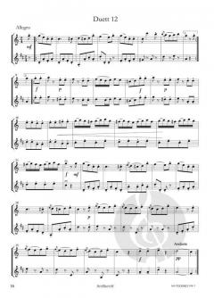 12 kleine Duette KV 487 von Wolfgang Amadeus Mozart 