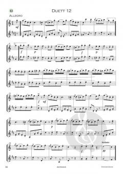 12 kleine Duette KV 487 von Wolfgang Amadeus Mozart 