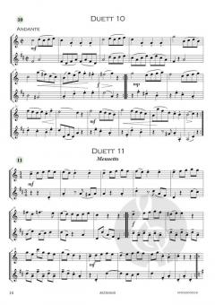12 kleine Duette KV 487 von Wolfgang Amadeus Mozart 