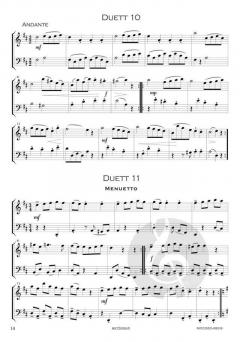 12 kleine Duette KV 487 von Wolfgang Amadeus Mozart 