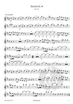 6 Sonaten op. 4 von Johann Samuel Schröter 