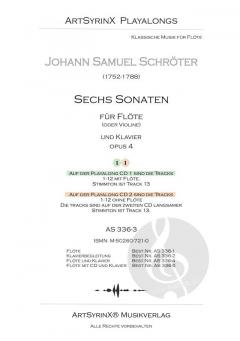 6 Sonaten op. 4 von Johann Samuel Schröter 