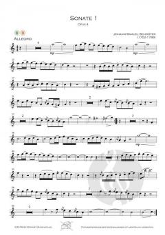 6 Sonaten op. 4 von Johann Samuel Schröter 