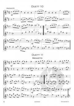 12 kleine Duette KV 487 von Wolfgang Amadeus Mozart 