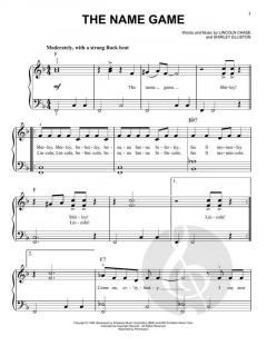 The Name Game von Lincoln Chase 