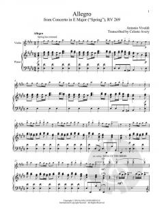 Allegro I, RV 269 von Antonio Vivaldi 