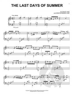The Last Days Of Summer von David Lanz 