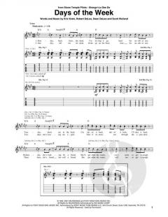 Days Of The Week von Stone Temple Pilots 