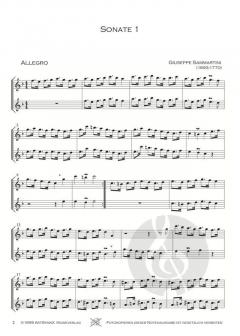 12 Sonaten - Band 1 von Giuseppe Sammartini 