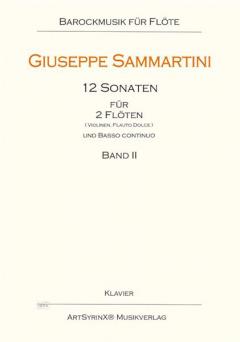12 Sonaten - Band 2 von Giuseppe Sammartini 