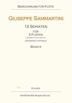 12 Sonaten - Band 2 von Giuseppe Sammartini 