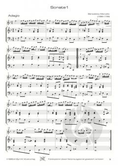 12 Sonaten op. 2 - Band 1 (Sonaten 1-3) von Benedetto Marcello 