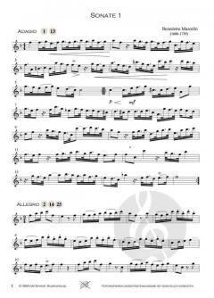 12 Sonaten op. 2 - Band 1 (Sonaten 1-3) von Benedetto Marcello 