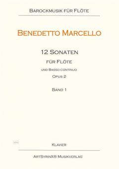 12 Sonaten op. 2 - Band 1 (Sonaten 1-3) von Benedetto Marcello 