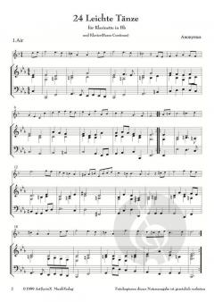 24 leichte Tänze 
