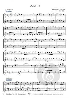 6 kleine Duette op. 82 von François Devienne 