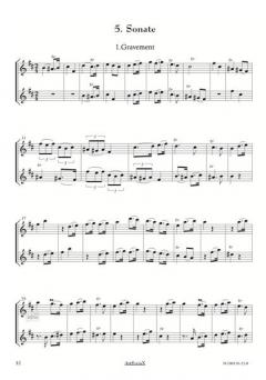 6 Sonaten op. 1 von Joseph Bodin de Boismortier 