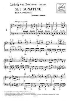 6 Sonatine von Ludwig van Beethoven 