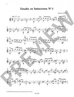 4 Estudios en Imitaciones von Antonio Lauro 