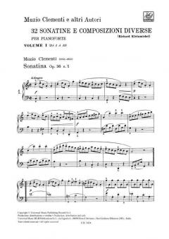 32 Sonatinen und andere Stücke Band 1 