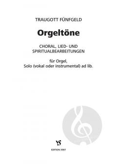 Orgeltöne im Alle Noten Shop kaufen günstig online kaufen