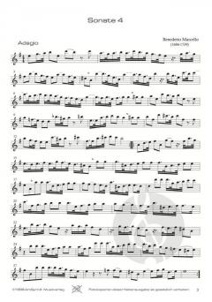 12 Sonaten op. 2 - Band 2 (Sonaten 4-6) von Benedetto Marcello 