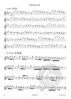 12 Sonaten op. 2 - Band 2 (Sonaten 4-6) von Benedetto Marcello 