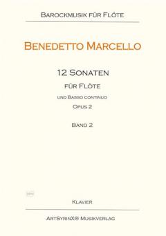 12 Sonaten op. 2 - Band 2 (Sonaten 4-6) von Benedetto Marcello 