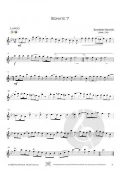 12 Sonaten op. 2 - Band 3 (Sonaten 7-9) von Benedetto Marcello 