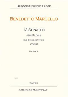 12 Sonaten op. 2 - Band 3 (Sonaten 7-9) von Benedetto Marcello 