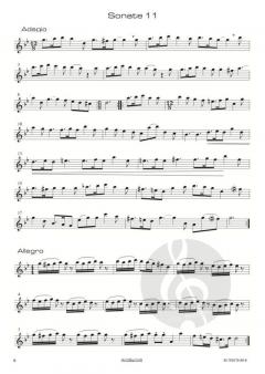 12 Sonaten op. 2 - Band 4 (Sonaten 10-12) von Benedetto Marcello 