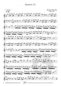 12 Sonaten op. 2 - Band 4 (Sonaten 10-12) von Benedetto Marcello 