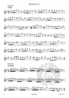 12 Sonaten op. 2 - Band 4 (Sonaten 10-12) von Benedetto Marcello 