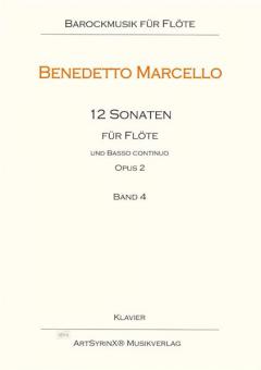 12 Sonaten op. 2 - Band 4 (Sonaten 10-12) von Benedetto Marcello 