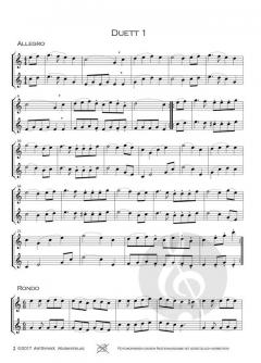 6 kleine Duette von François Devienne 