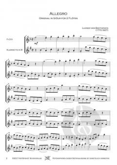Allegro und Menuett von Ludwig van Beethoven 