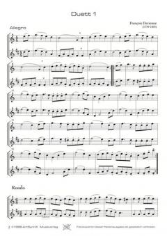6 kleine Duette von François Devienne 