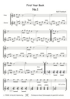 First Year Book von Rolf Frambach 