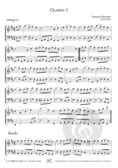 6 kleine Duette von François Devienne 